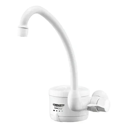 Torneira Elétrica Parede Cozinha Pia Bica Móvel Lorenzetti Branco 220v Torneira Elétrica Parede Cozinha Pia Bica Móvel Lorenzetti Branco 220v