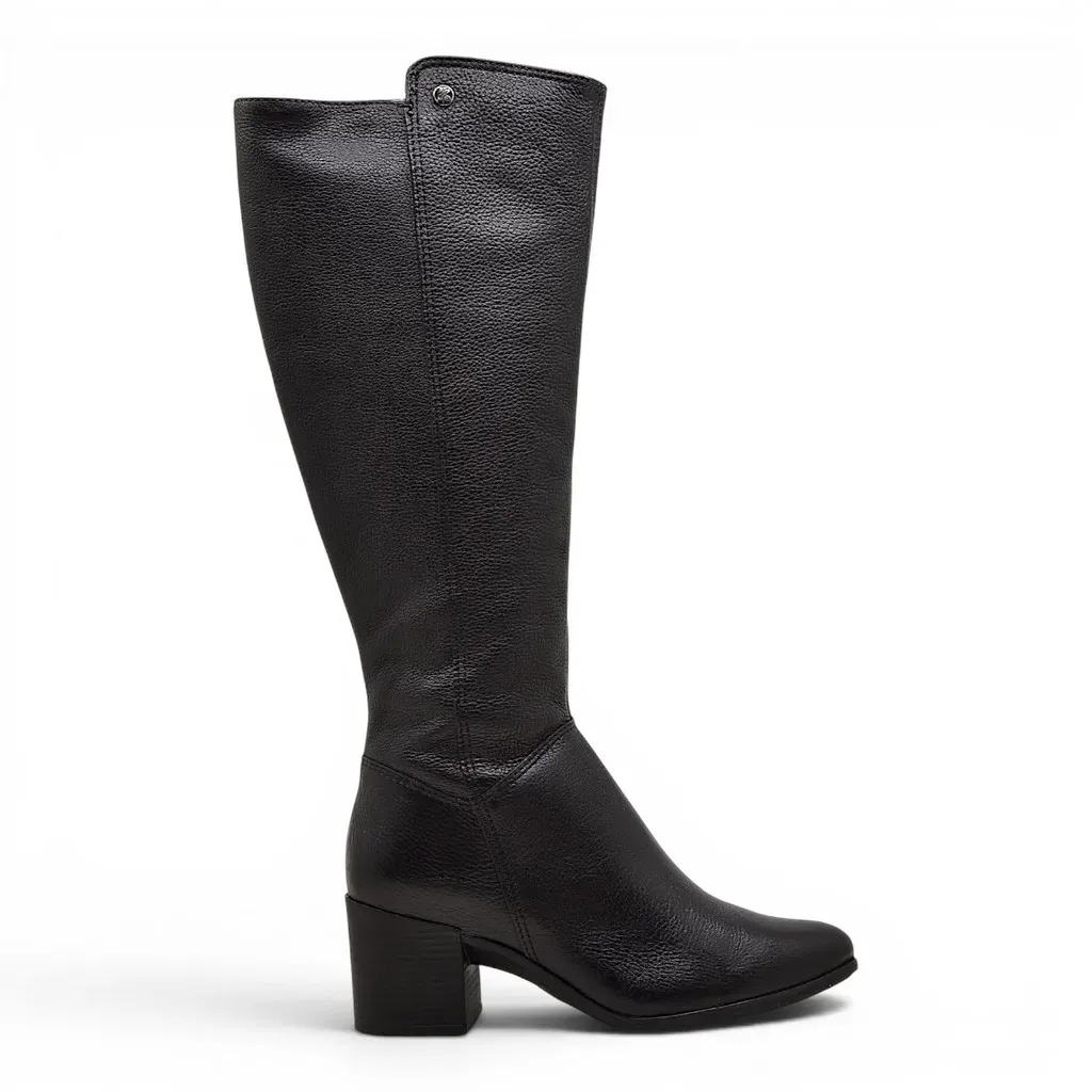 Bota Bottero Cano Alto Salto Bloco Montaria Feminina Couro Bota Bottero Cano Alto Salto Bloco Montaria Feminina Couro
