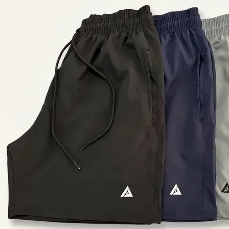 Kit 5 Bermudas Masculinas Dry Fit Secagem Rápida Academia Kit 5 Bermudas Masculinas Dry Fit Secagem Rápida Academia