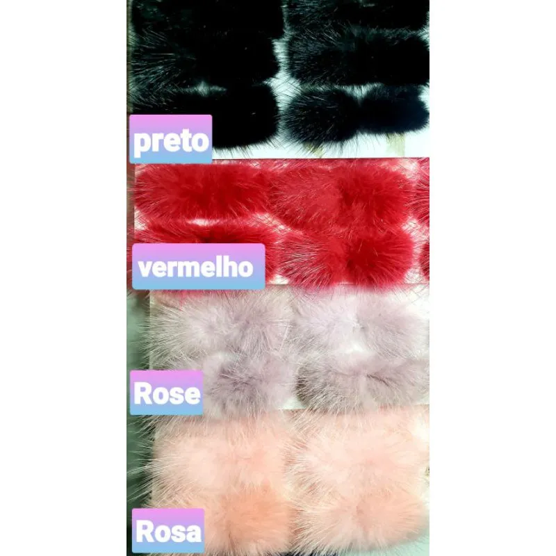 aplique pompom Bigode pelúcia/ Cartela com 5 ou 10 pçs. aplique pompom Bigode pelúcia/ Cartela com 5 ou 10 pçs.