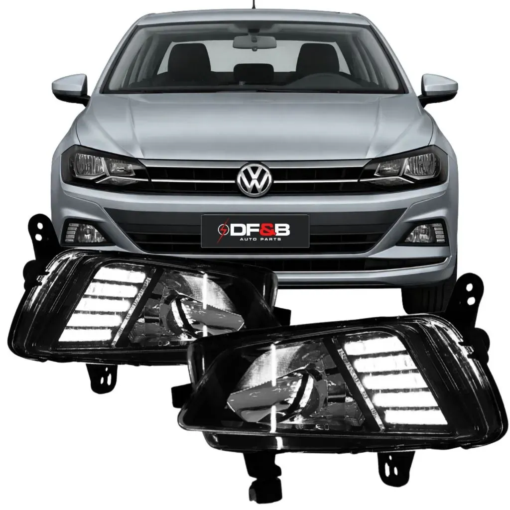 Farol Milha Polo Virtus 2017 a 2023 Led Daylight Farol Milha Polo Virtus 2017 a 2023 Led Daylight
