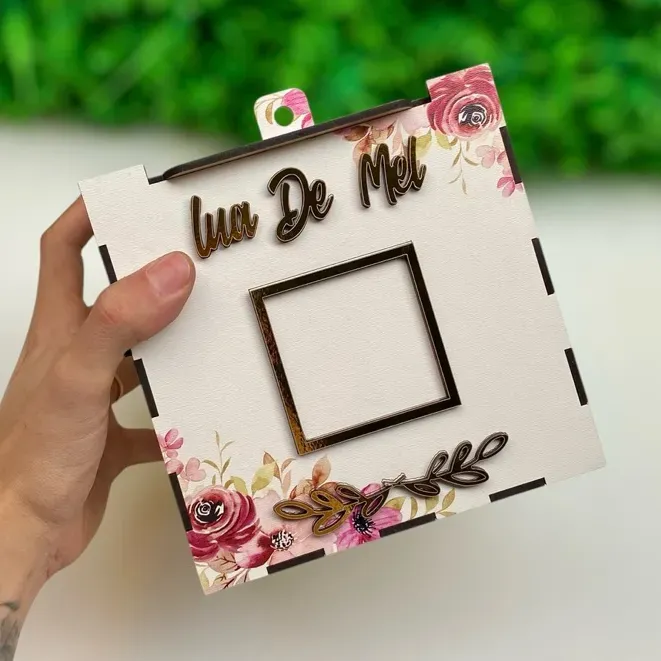 CAIXA LUA DE MEL PARA CASAMENTO PERSONALIZADA COM INICIAIS E QRCODE CAIXA LUA DE MEL PARA CASAMENTO PERSONALIZADA COM INICIAIS E QRCODE
