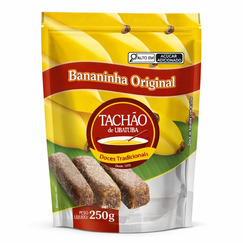 Bananinha Original TACHÃO DE UBATUBA 250g Bananinha Original TACHÃO DE UBATUBA 250g