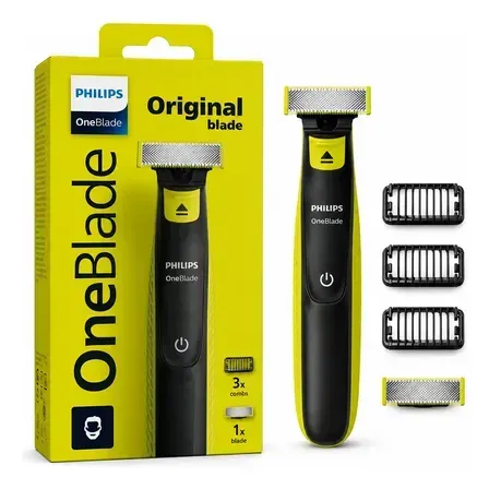 Aparador Barbeador Philips Oneblade 2724 Seco Molhado Bivolt Preto/verde 127/220v Aparador Barbeador Philips Oneblade 2724 Seco Molhado Bivolt Preto/verde 127/220v