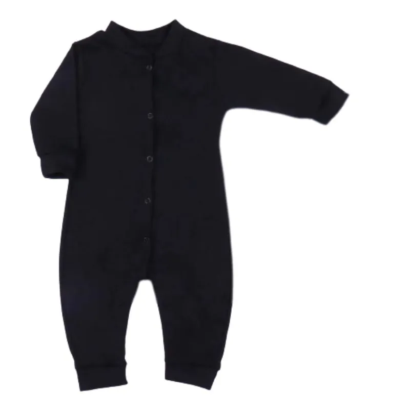 Macacão Preto Para Bebe Unissex Menino Menina 100% Algodão Com Touca Pretinho Básico Macacão Preto Para Bebe Unissex Menino Menina 100% Algodão Com Touca Pretinho Básico