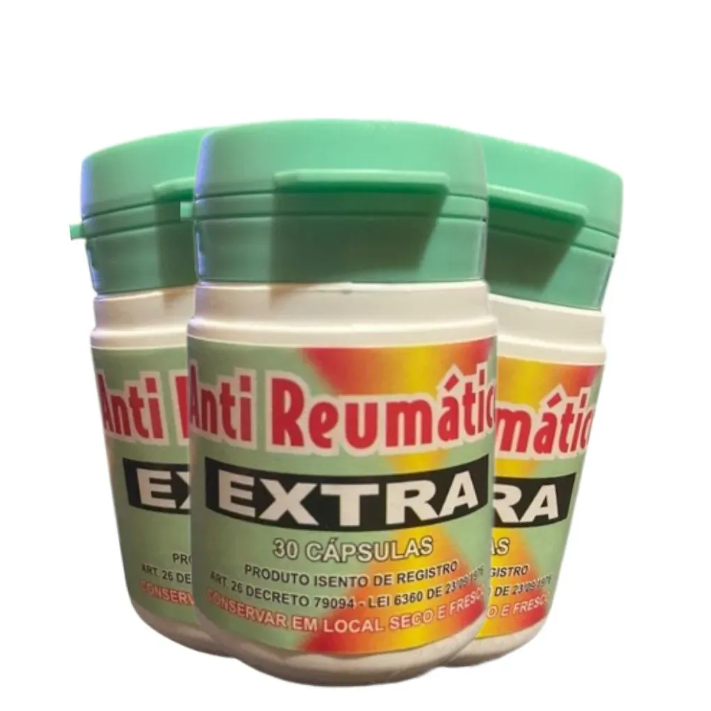 Kit 3 Anti-Reumático EXTRA - 30 Cápsulas Kit 3 Anti-Reumático EXTRA - 30 Cápsulas