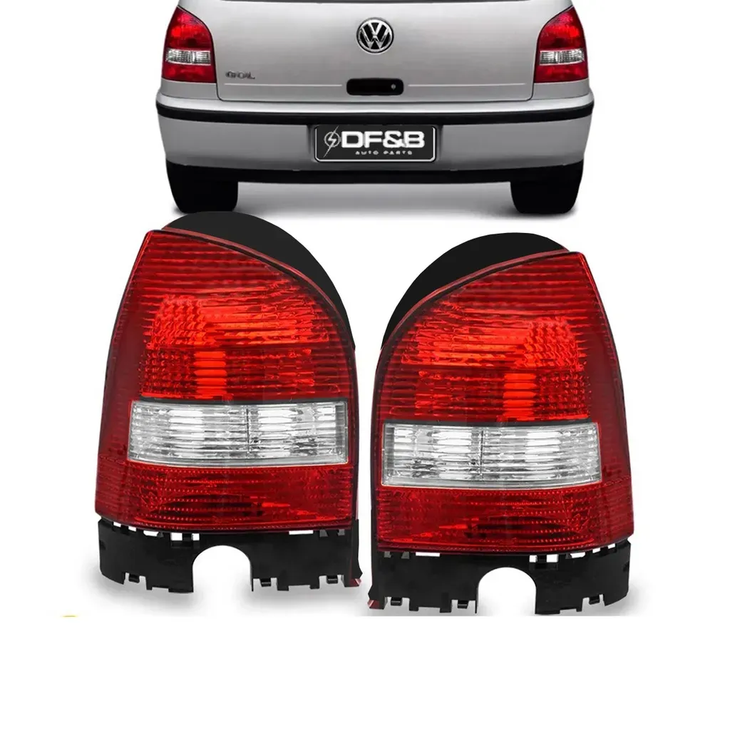 Lanterna Traseira Bicolor Gol G3 1999 a 2005 Aba Preta Lanterna Traseira Bicolor Gol G3 1999 a 2005 Aba Preta