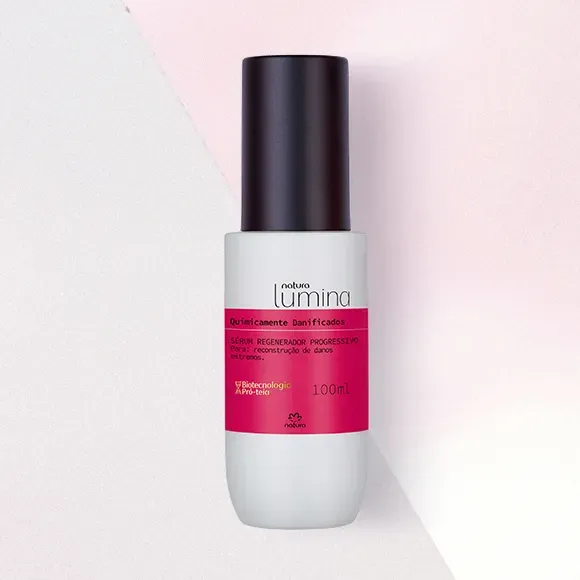 Sérum Regenerador Progressivo para Cabelos Quimicamente Danificados Lumina + Cupom Sérum Regenerador Progressivo para Cabelos Quimicamente Danificados Lumina + Cupom