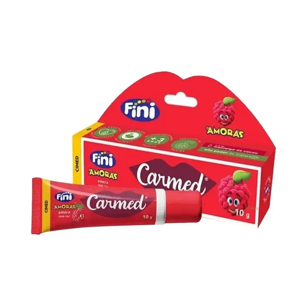 Hidratante Labial Carmed Fini Amora Claro 10g Hidratante Labial Carmed Fini Amora Claro 10g