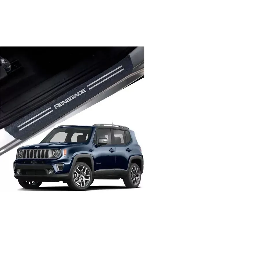 Soleira 8 Peças Jeep Renegade 2015/2023 Soleira 8 Peças Jeep Renegade 2015/2023