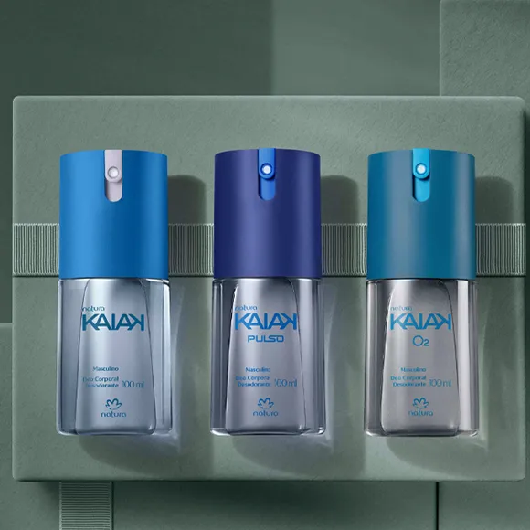 Presente Natura Trio de Desodorantes Kaiak + Cupom de Desconto Presente Natura Trio de Desodorantes Kaiak + Cupom de Desconto