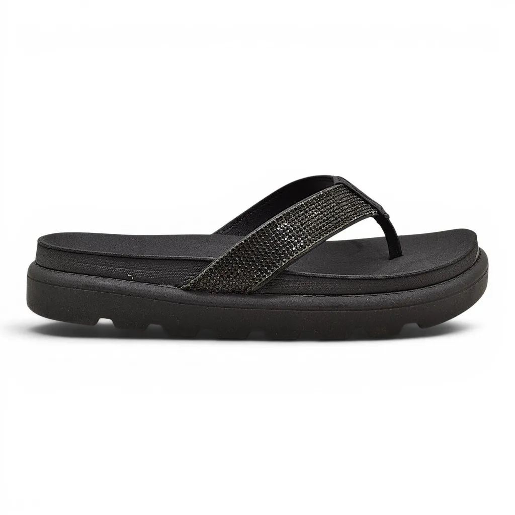 Sandalia Vizzano Strass Brilho Flatform Feminina Casual Original Sandalia Vizzano Strass Brilho Flatform Feminina Casual Original