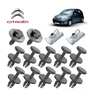 Kit Grampo Presilha Parabarro Diant Citroen C3 2004 até 2012 Kit Grampo Presilha Parabarro Diant Citroen C3 2004 até 2012