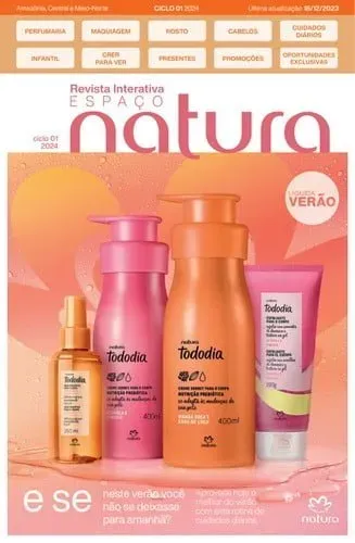 Catálogo Revista Natura grátis com descontos exclusivos – Ciclo 01 de 2024 Catálogo Revista Natura grátis com descontos exclusivos – Ciclo 01 de 2024