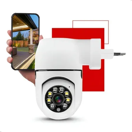 Câmera De Segurança Full Hd Visão Noturna Tomada 360° Wi-Fi Ip Monitoramento Interno Conexão Sem Fio Controle App Smartphone Vigilância Residencial Branca Nixzen Câmera De Segurança Full Hd Visão Noturna Tomada 360° Wi-Fi Ip Monitoramento Interno Conexão Sem Fio Controle App Smartphone Vigilância Residencial Branca Nixzen