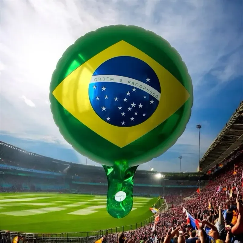 Balão Redondo Do Brasil | 18 Polegadas | Unidade E Kits | Decoração Copa Do Mundo, Seleção Brasileira, Cenários, Festa Balão Redondo Do Brasil | 18 Polegadas | Unidade E Kits | Decoração Copa Do Mundo, Seleção Brasileira, Cenários, Festa