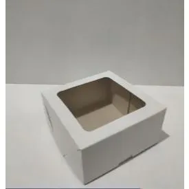 Caixa Visor 20 unid 8x8x4 Lembrancinhas, Doces, Sabonetes Branca- Embalagem com 20 unidades Caixa Visor 20 unid 8x8x4 Lembrancinhas, Doces, Sabonetes Branca- Embalagem com 20 unidades