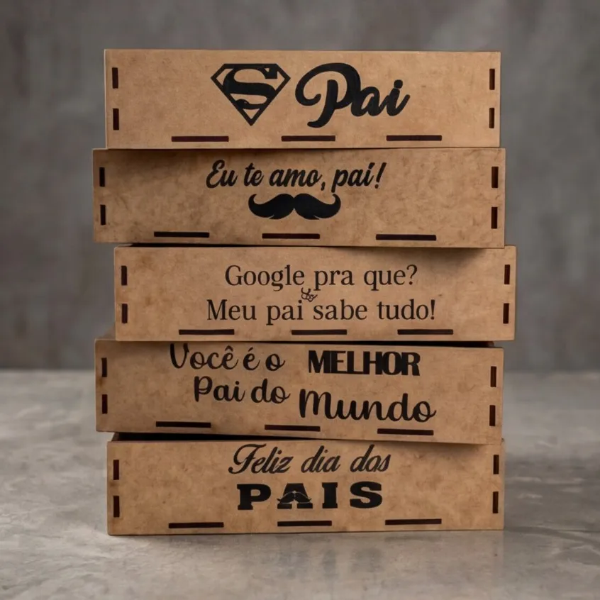 KIT 10 MINI BANDEJA CESTA 20x15 MDF DIA DOS PAIS LEMBRANCINHA PRESENTE KIT 10 MINI BANDEJA CESTA 20x15 MDF DIA DOS PAIS LEMBRANCINHA PRESENTE