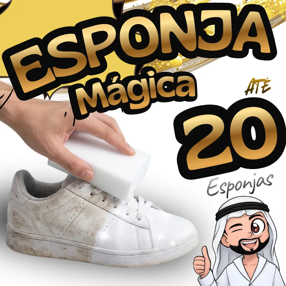 Esponja Mágica Melamina Premium | Tira Riscos, Limpa Parede e Tênis - Super Limpeza Esponja Mágica Melamina Premium | Tira Riscos, Limpa Parede e Tênis - Super Limpeza