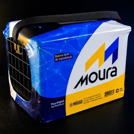 Bateria De Carro Moura 60ah Amperes M60ad Moura Frete Grátis Bateria De Carro Moura 60ah Amperes M60ad Moura Frete Grátis