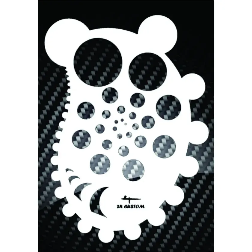 Stencil Circulos e formas para aerografias e pinturas Stencil Circulos e formas para aerografias e pinturas