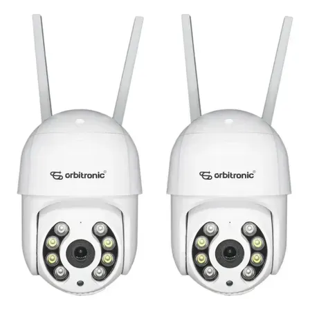 Kit 2 Câmera Segurança Wifi Orb776 Com Resolução 1080p Branco Kit 2 Câmera Segurança Wifi Orb776 Com Resolução 1080p Branco