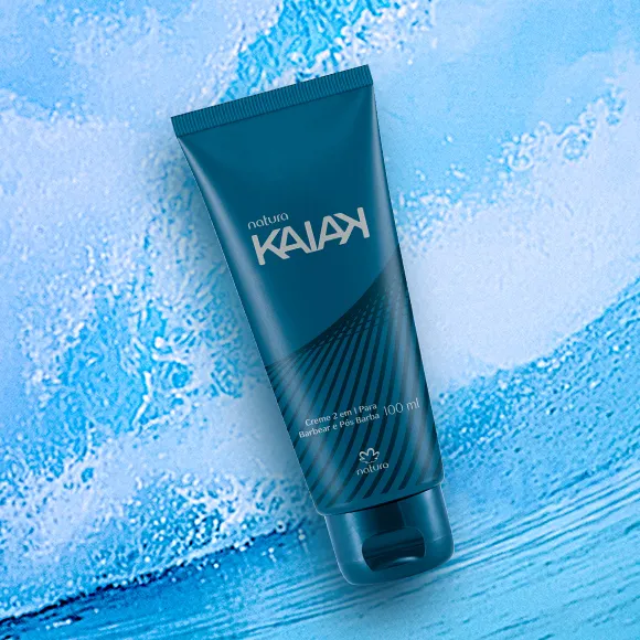Apenas R$ 25,41 Creme 2 em 1 Para Barbear e Pós-Barba Masculino Kaiak Clássico Apenas R$ 25,41 Creme 2 em 1 Para Barbear e Pós-Barba Masculino Kaiak Clássico