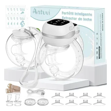 Bomba De Tirar Leite Materno Portátil Elétricas Antuvi Vestível Mãos Livres De Cabeça Dupla 17-24mm Flanges 180 ml Bomba De Tirar Leite Materno Portátil Elétricas Antuvi Vestível Mãos Livres De Cabeça Dupla 17-24mm Flanges 180 ml