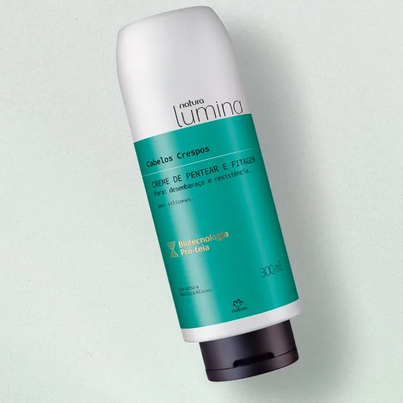 Apenas R$ 19,46 Creme para Pentear e Fitagem para Cabelos Crespos Lumina Apenas R$ 19,46 Creme para Pentear e Fitagem para Cabelos Crespos Lumina