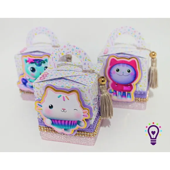 Caixas Personalizadas A Casa Mágica da Gabby – Lembrancinha / Festa Infantil / Aniversário Caixas Personalizadas A Casa Mágica da Gabby – Lembrancinha / Festa Infantil / Aniversário