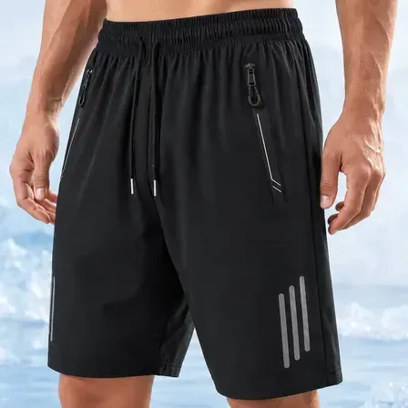 Short Masculino Bermuda Secagem Dry Zip Bolsos Academia Short Masculino Bermuda Secagem Dry Zip Bolsos Academia