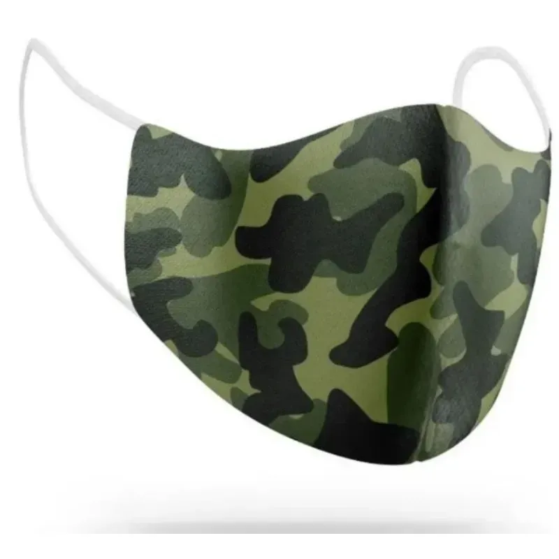 Mascara De Proteção Camuflado Exército Masculino duas mascaras Mascara De Proteção Camuflado Exército Masculino duas mascaras