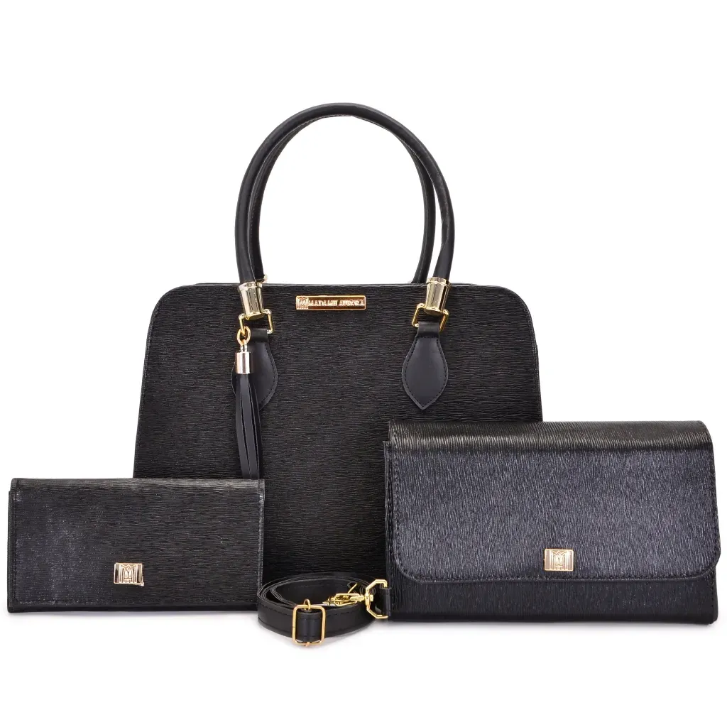Bolsa Feminina Tote Angike Casual Média + Bolsa Tranversal Balada Festa + Carteira Bolsa Feminina Tote Angike Casual Média + Bolsa Tranversal Balada Festa + Carteira