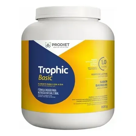 Trophic Basic- Suplemento Alimentar Em Pó- Prodiet 800g Trophic Basic- Suplemento Alimentar Em Pó- Prodiet 800g