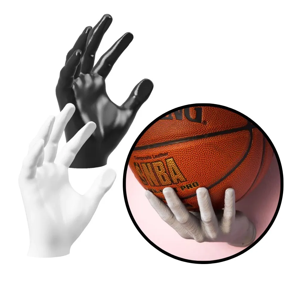 Suporte mão Bola Futebol Futsal Basquete Vôlei Futebol Americano Decoração Parede Impressão 3D Suporte mão Bola Futebol Futsal Basquete Vôlei Futebol Americano Decoração Parede Impressão 3D