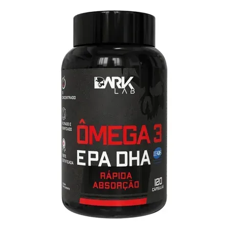 Ômega 3 Epa Dha 120 Cápsulas Dark Lab Ômega 3 Epa Dha 120 Cápsulas Dark Lab