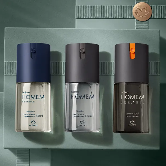 Presente Natura Homem Trio de Desodorantes + Cupom de Desconto Presente Natura Homem Trio de Desodorantes + Cupom de Desconto