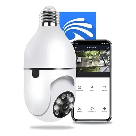 Câmera Lâmpada De Segurança Wifi Ip App Yoosee Visão Noturna Câmera Segurança Lampada Ip Wifi Câmera Lâmpada De Segurança Wifi Ip App Yoosee Visão Noturna Câmera Segurança Lampada Ip Wifi