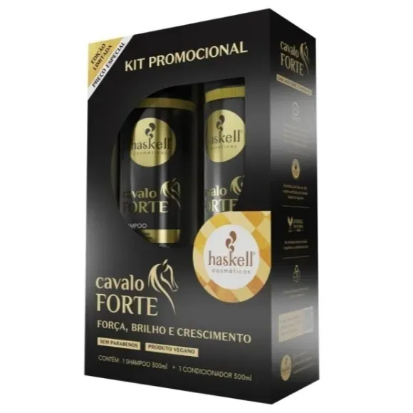 KIT PROMOPACK CAVALO FORTE 300ML: SHAMP + COND KIT PROMOPACK CAVALO FORTE 300ML: SHAMP + COND