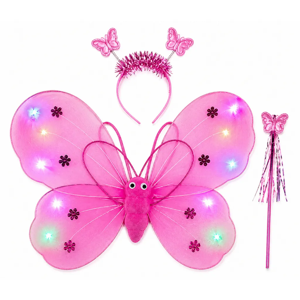 Kit Asa Borboleta Led Pink Kit Asa Borboleta Led Pink