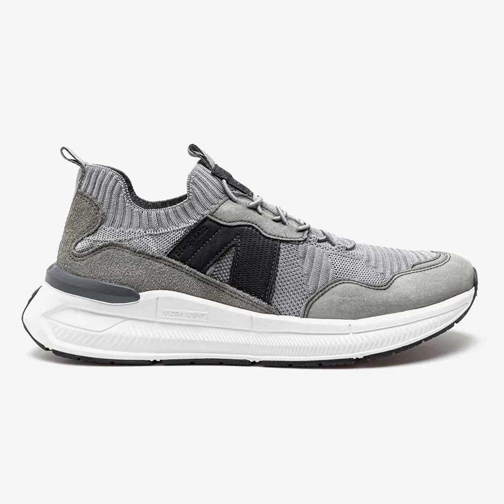 Tenis Democrata Denim Brad Ultra Light Cloudy Masculino Original Tenis Democrata Denim Brad Ultra Light Cloudy Masculino Original