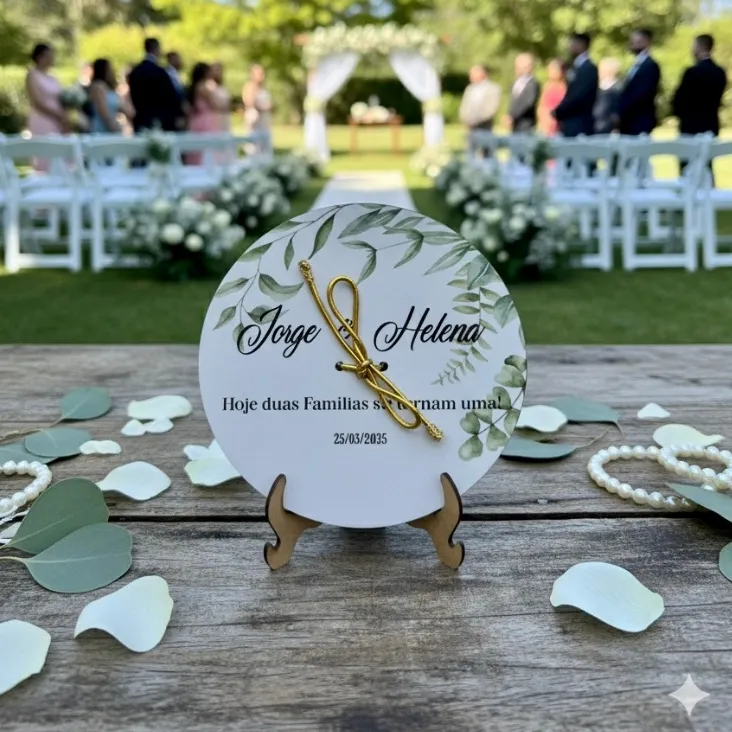 Porta Aliança Para Casamento Personalizado com detalhes de Flores Porta Aliança Para Casamento Personalizado com detalhes de Flores
