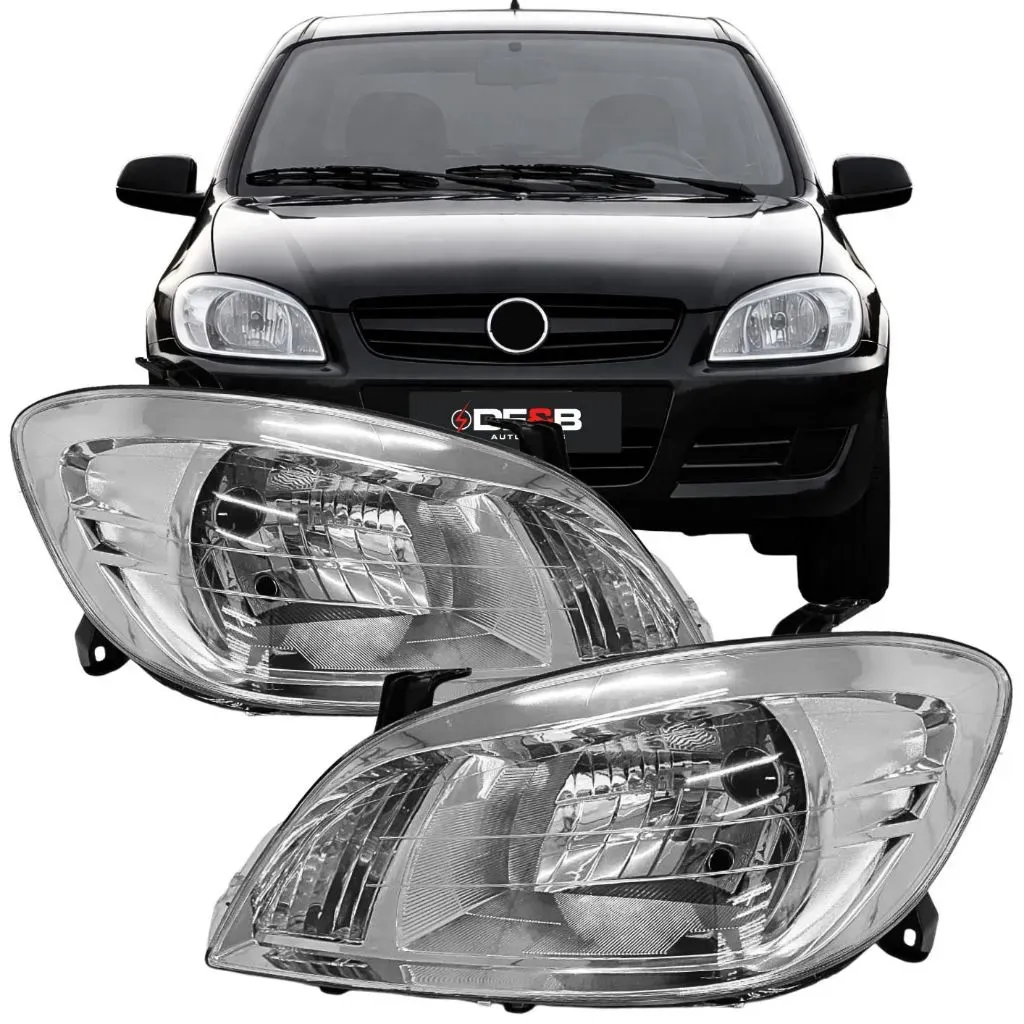 Farol Celta Prisma 2007 2008 2009 10 11 12 13 Mascara Cromada Farol Celta Prisma 2007 2008 2009 10 11 12 13 Mascara Cromada