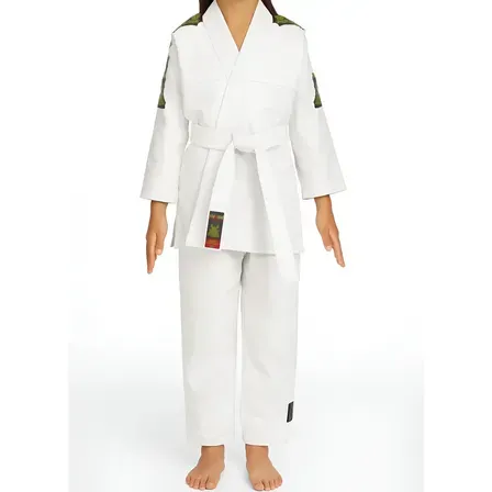 Kimono Judo Jiu Jitsu Infantil Reforçado Kyoshi Faixa Branca Kimono Judo Jiu Jitsu Infantil Reforçado Kyoshi Faixa Branca