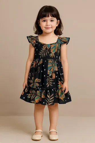 Vestido Infantil Margô Elegante Estiloso Casual Confortável Vestido Infantil Margô Elegante Estiloso Casual Confortável