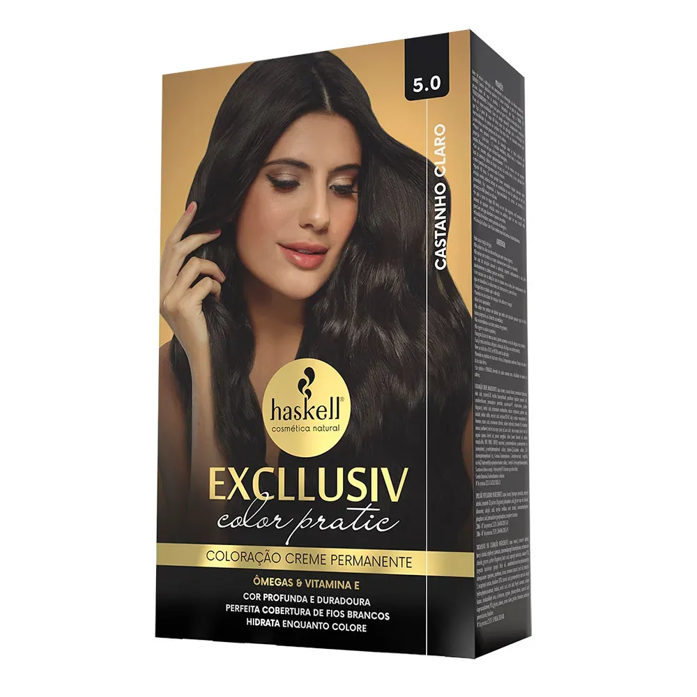 Kit Color Pratic 5.0 - Castanho Claro Haskell Kit Color Pratic 5.0 - Castanho Claro Haskell