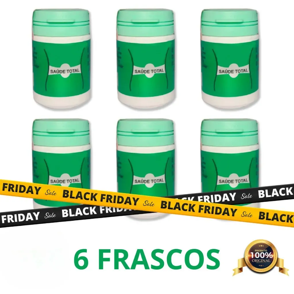 Kit 6 Frascos Saúde Total Em Cápsulas Original 100% - 15 Cápsulas Kit 6 Frascos Saúde Total Em Cápsulas Original 100% - 15 Cápsulas