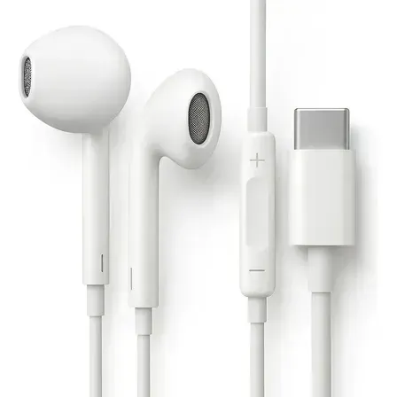 Fones De Ouvido Usb-c Tipo C Com Microfone Integrado Som Estéreo Alta Qualidade Controle De Chamadas Compatível Com iPhone 15 16 17 Android Samsung Xiaomi Motorola Conexão Direta Premium Eletric Teck Fones De Ouvido Usb-c Tipo C Com Microfone Integrado Som Estéreo Alta Qualidade Controle De Chamadas Compatível Com iPhone 15 16 17 Android Samsung Xiaomi Motorola Conexão Direta Premium Eletric Teck