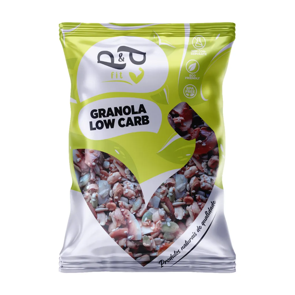 Granola Gourmet P&P Low Carb Zero Açúcar Sem Glúten 250g - P&P Granola Gourmet P&P Low Carb Zero Açúcar Sem Glúten 250g - P&P