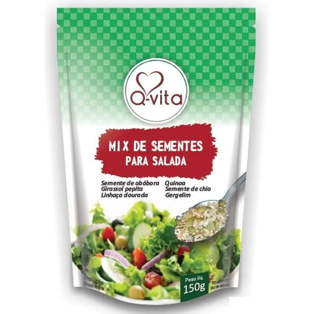 Mix de Sementes p/ Salada Q-VITA 150g Mix de Sementes p/ Salada Q-VITA 150g